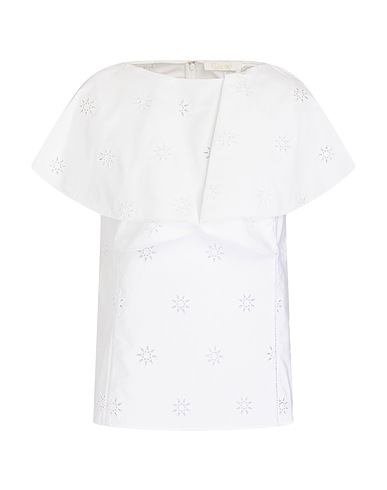 CHLOÉ Top White 100% Cotton, Polyester