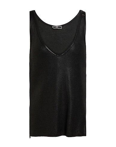 ELISABETTA FRANCHI Vest Black 100% Viscose