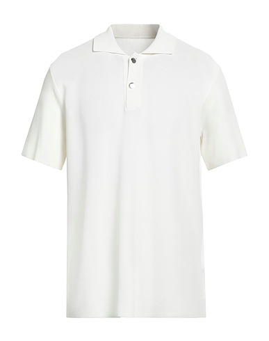 JACQUEMUS Polo shirt White 65% Viscose, 35% Polyester