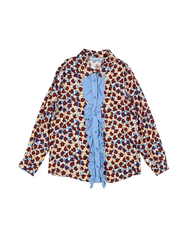 MIMISOL Patterned shirts & blouses Brown 100% Viscose