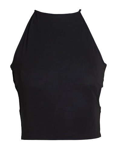 PINKO Top Black 94% Viscose, 6% Elastane