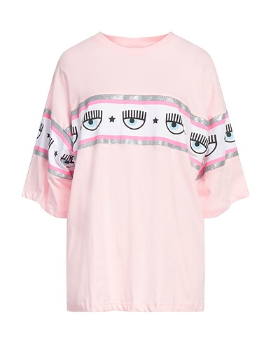 CHIARA FERRAGNI T-shirt ROSA CHIARO 100% Cotton