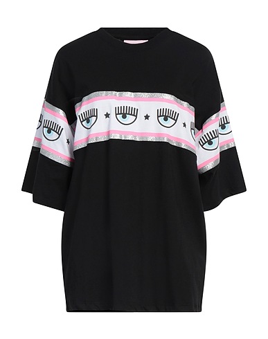 CHIARA FERRAGNI T-shirt NERO 100% Cotton