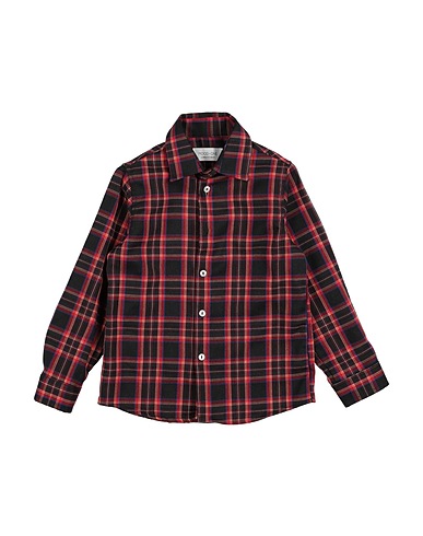 MOOD_ONE Patterned shirt Red 65% Polyester, 32% Viscose, 3% Elastane