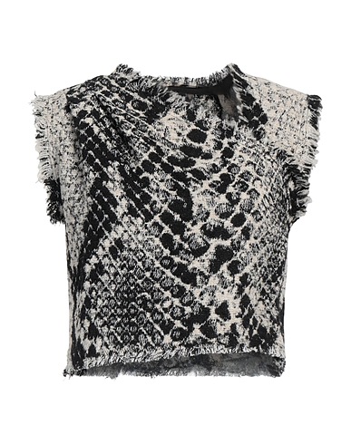 PINKO Top Schwarz 36% Baumwolle, 34% Acryl, 23% Polyester, 5% Wolle, 2% Polyamid