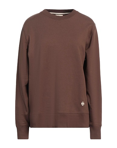 TORY SPORT Felpa Marrone 100% Cotone