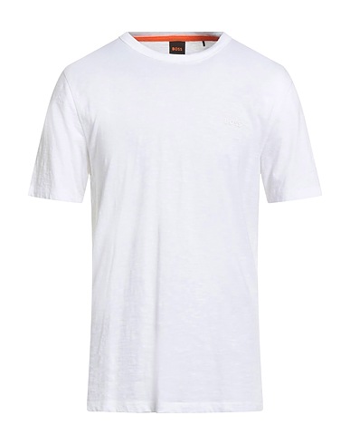 BOSS T-shirt Bianco 100% Cotone