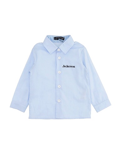JECKERSON Camicie e bluse tinta unita Celeste 100% Cotone