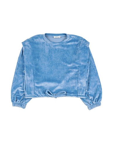 L:Ú L:Ú by MISS GRANT Sweatshirt Pastel blue 95% Polyester, 5% Elastane