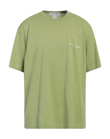 COMME des GARÇONS SHIRT Ｔシャツ ライトグリーン コットン 100%