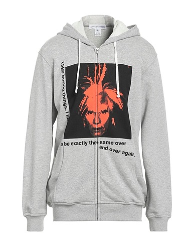COMME des GARÇONS SHIRT Hooded sweatshirt ANDY WARHOL Grey 100% Cotton