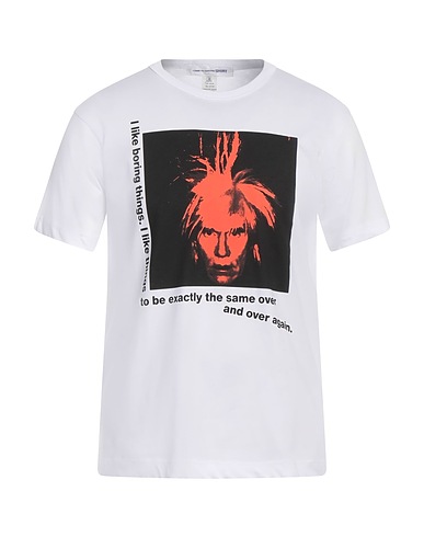 COMME des GARÇONS SHIRT T-shirt White 100% Cotton