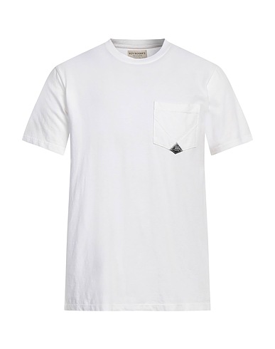 ROŸ ROGER'S Basic T-shirt White 100% Cotton