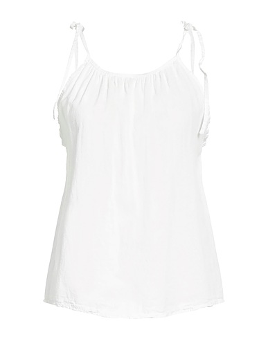 LOU LOU BELLE VILLE PARIS Top White 100% Cotton