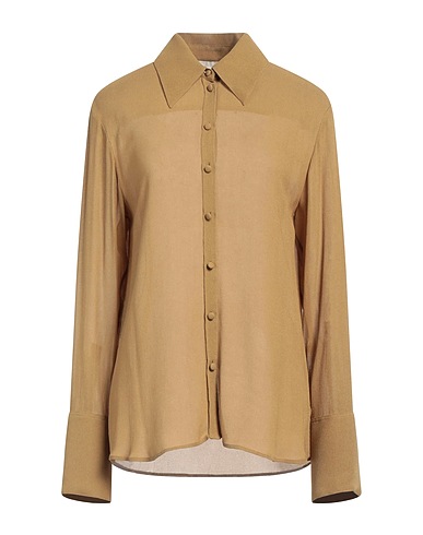 TORY BURCH Camicie e bluse tinta unita Senape 100% Viscosa