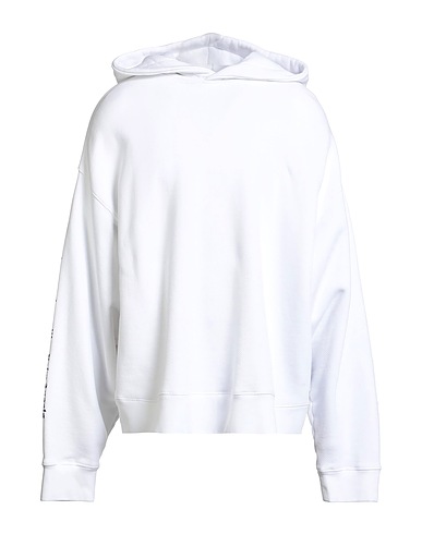 PALM ANGELS Hooded sweatshirt White 100% Cotton, Elastane
