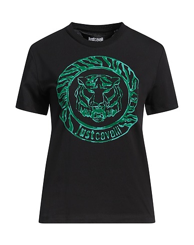 JUST CAVALLI T-shirt Black 100% Cotton
