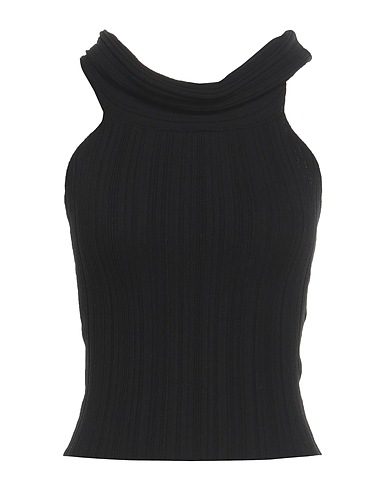 SOLOTRE Top Black 70% Viscose, 30% Polyester