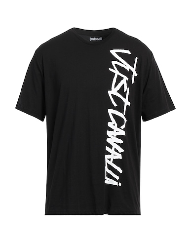JUST CAVALLI T-shirt Black 100% Cotton