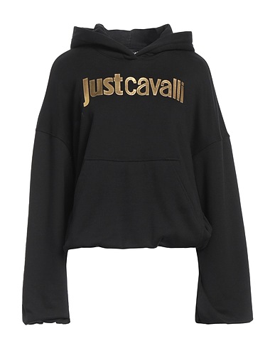 JUST CAVALLI Felpa Nero 100% Cotone
