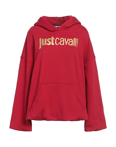 JUST CAVALLI Felpa Rosso 100% Cotone