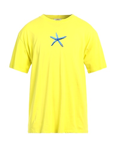 SANDRO T-shirt Verde lime 100% Cotone, Elastan