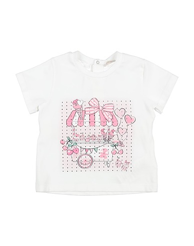 LE BEBÉ Tシャツ ホワイト コットン 96% / ポリウレタン 4%