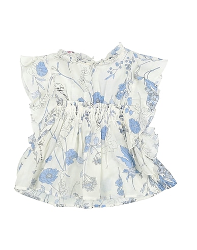 MISS BLUMARINE Top Off white 100% Cotton