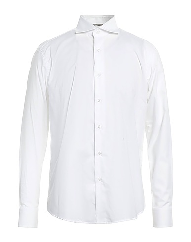 AQUASCUTUM ACTIVE Solid colour shirt White 100% Cotton