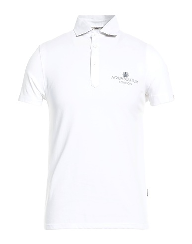 AQUASCUTUM ACTIVE Poloshirt Weiß 95% Baumwolle, 5% Elastan