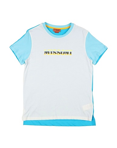 MISSONI KIDS T-shirt Sky blue 100% Cotton