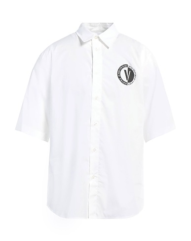 VERSACE JEANS COUTURE Shirts White 100% Cotton