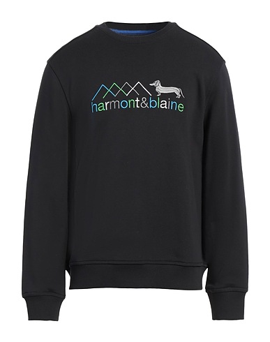 HARMONT & BLAINE Sweatshirt Black 100% Cotton