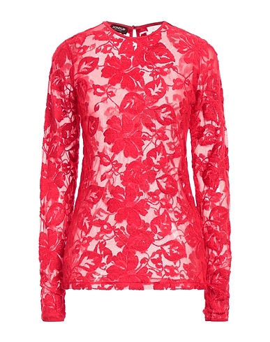 DONDUP Top Red 65% Polyamide, 30% Wool, 5% Cashmere