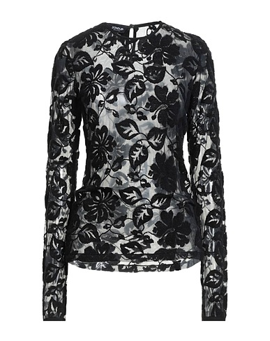 DONDUP Top Black 65% Polyamide, 30% Wool, 5% Cashmere