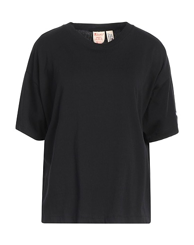CHAMPION Basic T-Shirt Black 100% Cotton