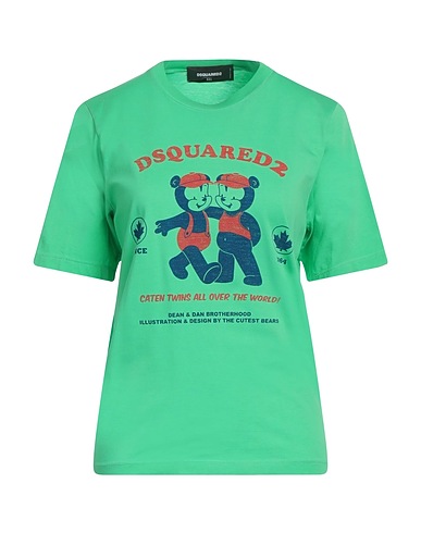 DSQUARED2 T-shirt Green 100% Cotton