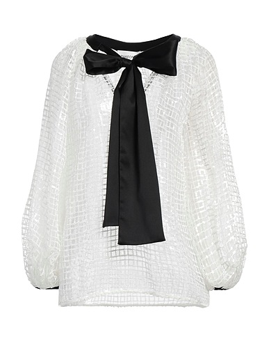 PHAEONIA Top Bianco 100% Poliestere, Seta