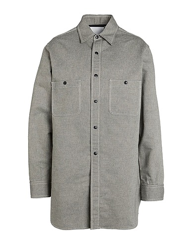 MAISON MARGIELA Solid colour shirt Grey 100% Paper