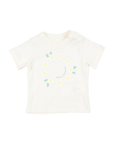STELLA McCARTNEY KIDS T-shirt White 100% Cotton, Viscose, Elastane