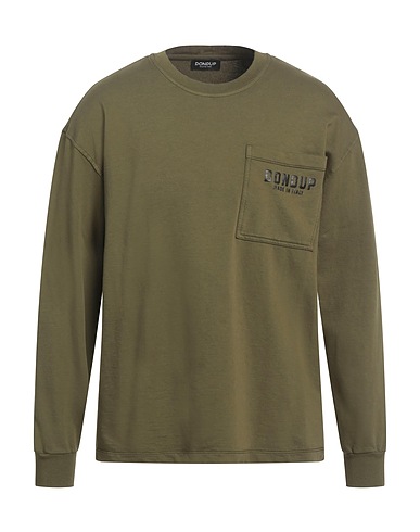 DONDUP Sweatshirt Military green 100% Cotton