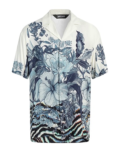 JUST CAVALLI Patterned shirt 100% Viscose