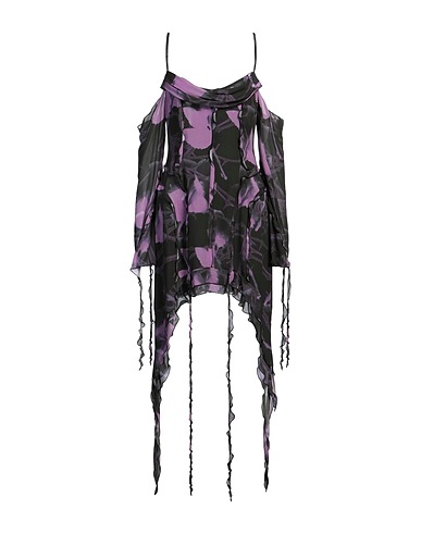 MISBHV Короткое платье VIOLA 95% Переработанная вискоза, 5% Вискоза