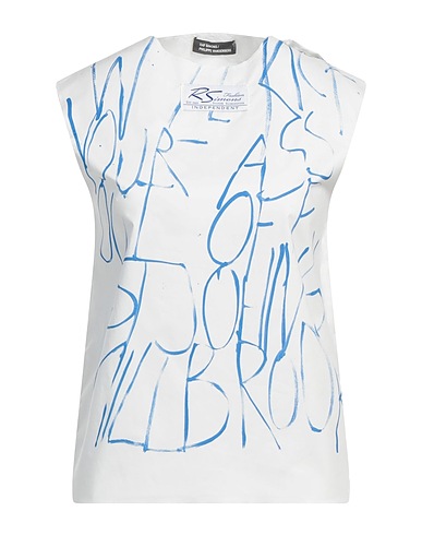 RAF SIMONS Top Off white 100% Cotton