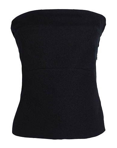 ANN DEMEULEMEESTER Top Black 100% Virgin Wool
