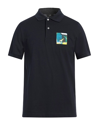 DUNHILL Polo shirt Midnight blue 100% Cotton