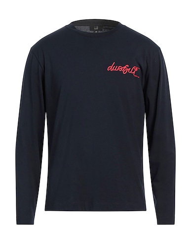 DUNHILL T-shirt Midnight blue 100% Cotton