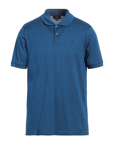 DUNHILL Polo shirt Blue 100% Cotton