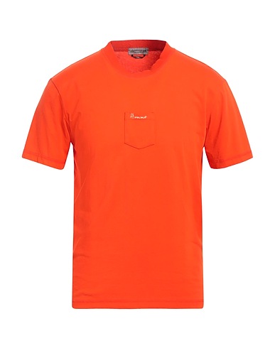 DANIELE ALESSANDRINI HOMME ベーシックTシャツ オレンジ コットン 100%