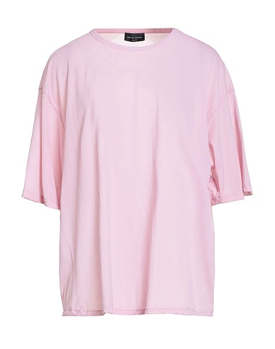 ROBERTO COLLINA Basic T-shirt Pink 70% Cotton, 30% Polyamide